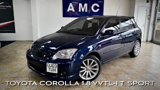 Toyota Corolla 1.8 VVTLi T Sport Walkthrough