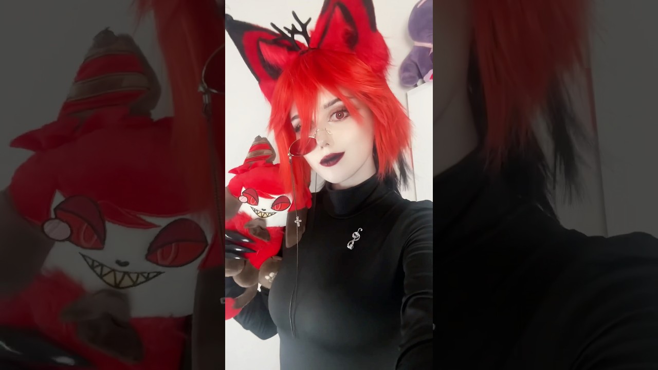 smol Alastor^^ #hazbinhotel #alastor #cosplayer #alastorcosplay #cosplay #vox