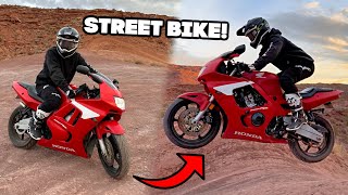 Sending Jumps on Street Bike!