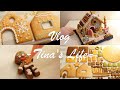 SUB) お菓子の家を作る // Making A Gingerbread House (Vlog) 【無印良品 生地からつくるヘクセンハウス】