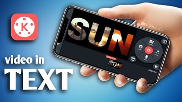 Cinematic Style Video Text Effect in kinemaster || Kinemaster Tutorial.