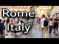 Walking tour in Rome,Italy