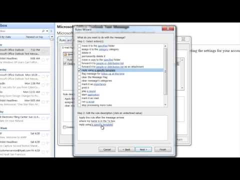 Video: Kā iestatīt automātisko atbildi programmā Outlook 2013 bez Exchange?
