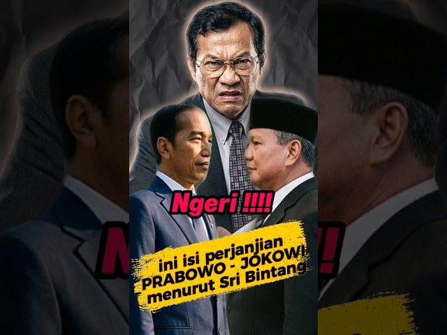 Perjanjian Jokowi-Prabowo kata Sri bintang #prabowo #jokowi #viral #perjanjian #news #pejabat