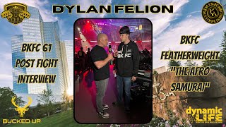 Dylan Felion eager to step back into the BKFC squared circle after his fight at BKFC 61