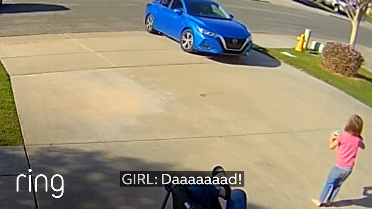 This Four-year-old is Thrilled That Daddy is Home⼁RingTV