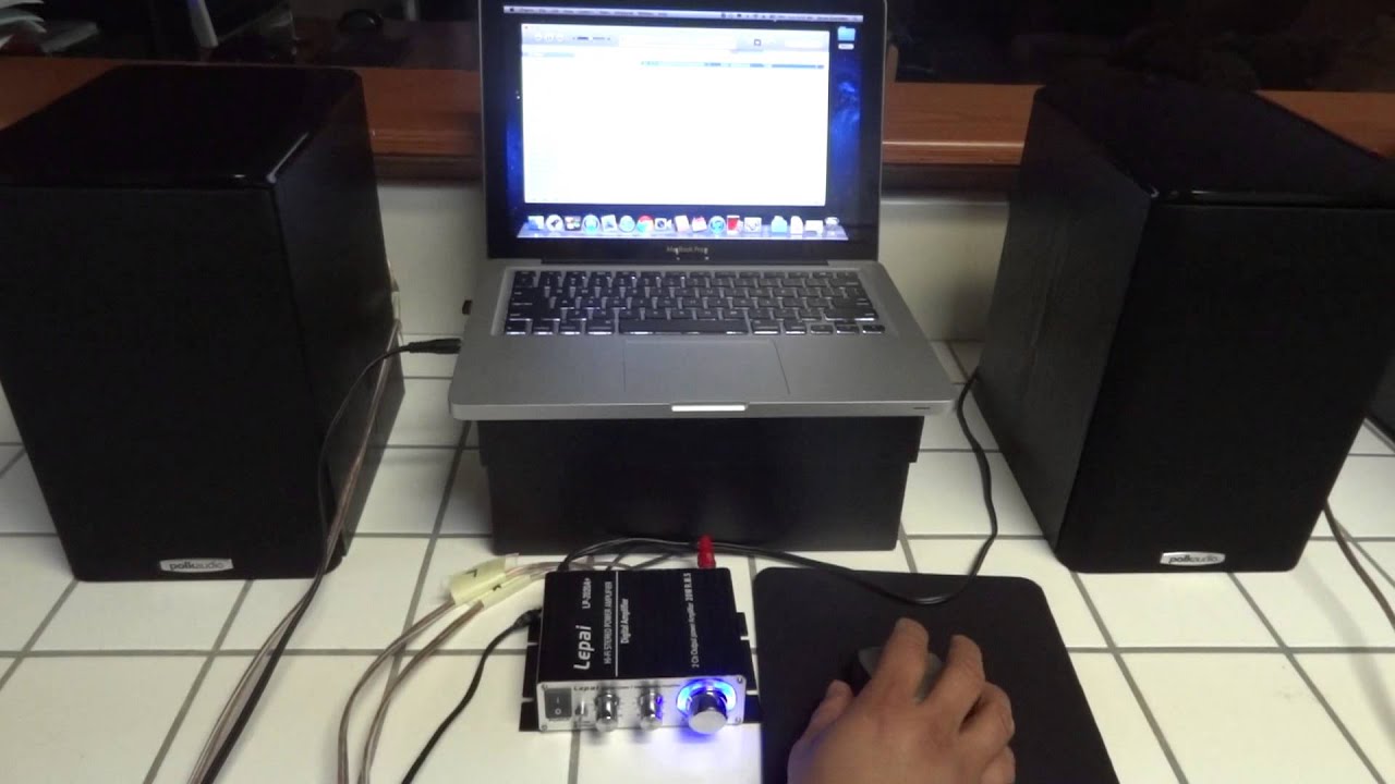 Connect bookshelf speakers to computer - Step by step ... av usb wiring diagram 