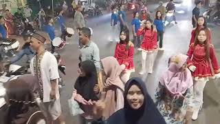Serunya Takbir Keliling  Mahardika Drumband Suasana Makin Pecah