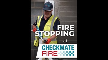 Fire stopping with Checkmate Fire, a Contractor Member of the ASFP