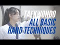 Taekwondo basics all basic hand techniques
