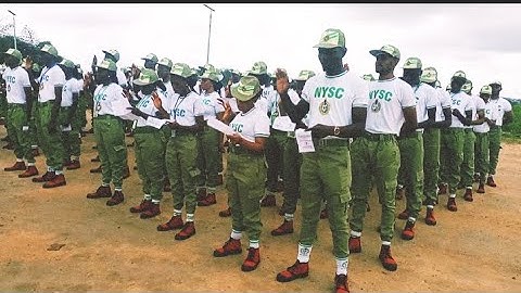 THE SWEARING IN CEREMONY NYSC BATCH B II 2023, EBONYI STATE.