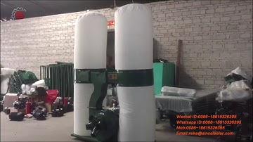 Woodworking Machinery MF9030 9040 9055 Dust Collector Testing Video