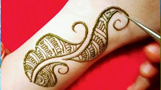 तीज स्पेशल  छोटे बच्चों के लिए आसान मेहंदी डिजाइन|Chote Baccho Ke Liye Mehendi Design|Vertika art