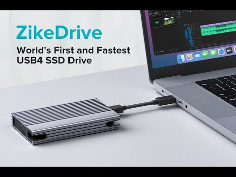 The World’s first and fastest USB4 SSD enclosure - ZikeDrive.