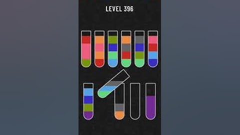 Water Sort Puzzle Level 396 Walkthrough Solution Android/iOS 💦
