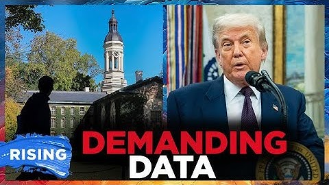 Trump ORDERS Colleges To HAND OVER Student ADMISSIONS DATA | RISING
