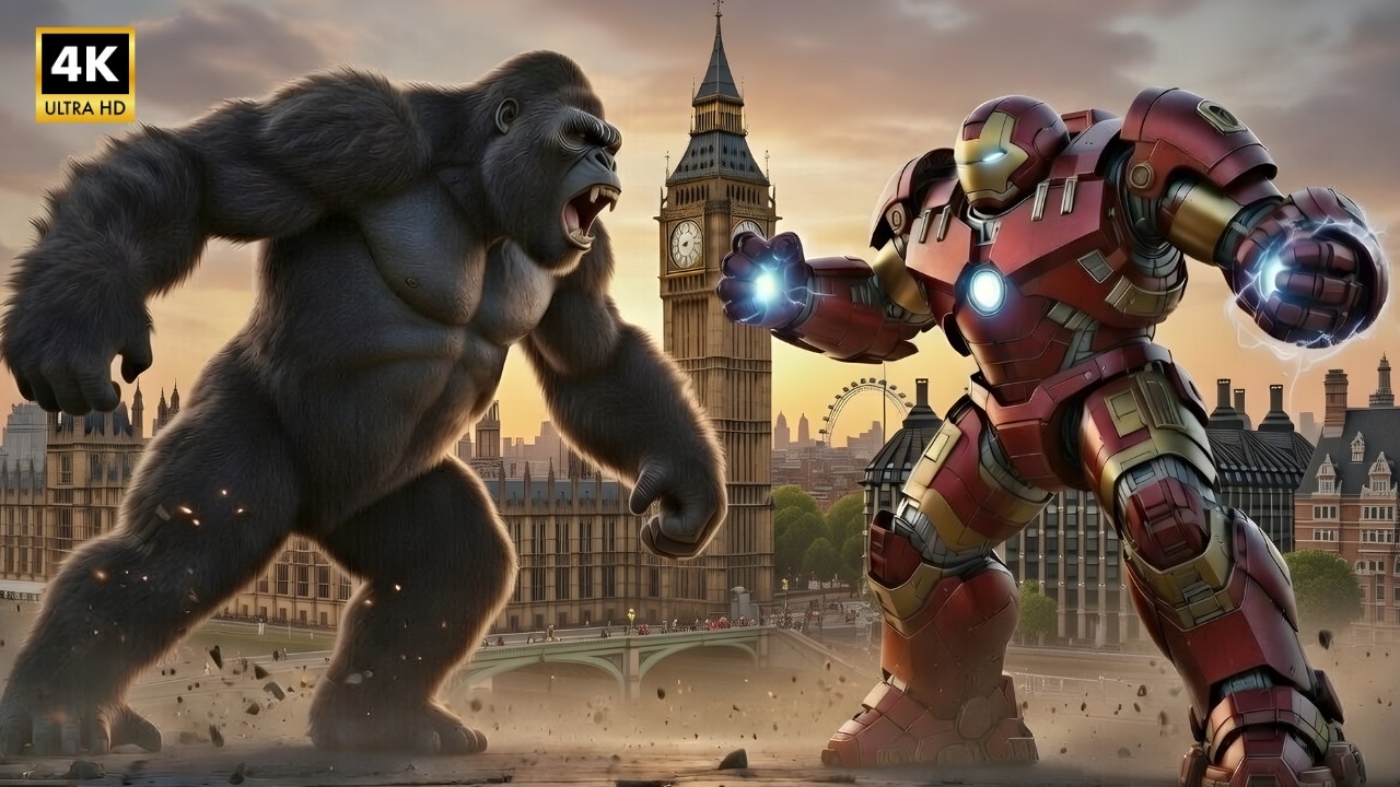 King Kong vs  Hulkbuster A Citywide Titan Battle Begins| King Kong Movie