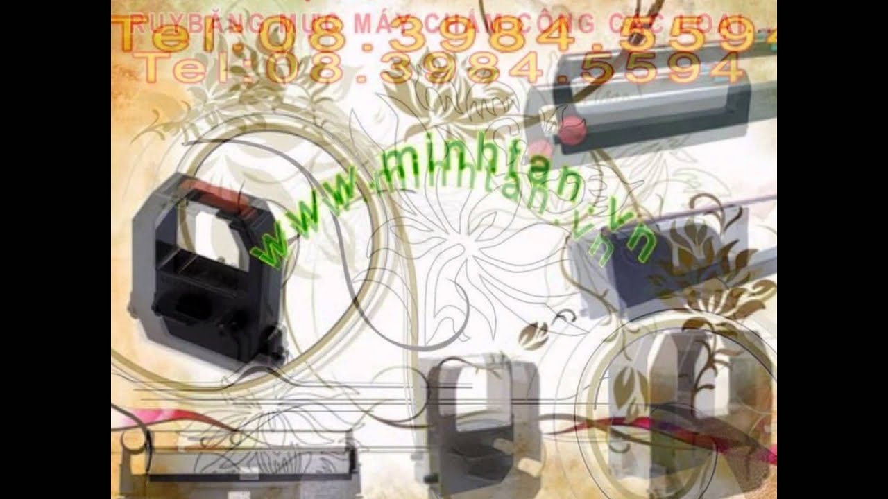 Ruy băng máy chấm công Amano Kp970 tại Đồng Tháp