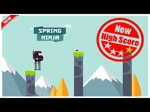 Spring Ninja - NEW HIGH SCORE 50 plus | iOS HD Gameplay 2015