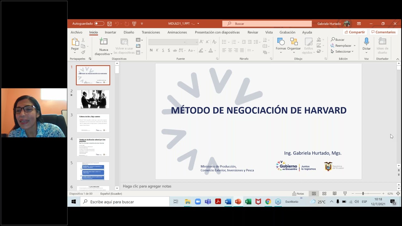 Taller: Negociación Internacional bajo el Método de Harvard - Módulo 1