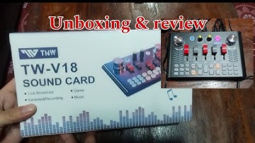 TNW V18 Sound card