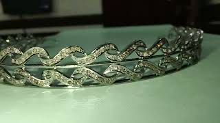 Diamond Tiara Crown - Elegance Personified: Showcasing Opulent Diamond Tiara Creations - Costozon