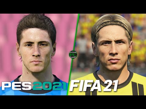 FIFA 21 vs PES 2021 ICON/LEGEND PLAYER FACE COMPARISON