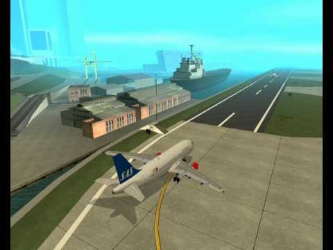 SAS Airbus A319 skin for Grand Theft Auto San Andreas 