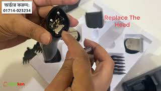 Обзор триммера для стрижки Kemei KM-600 с подставкой. 11 в 1.