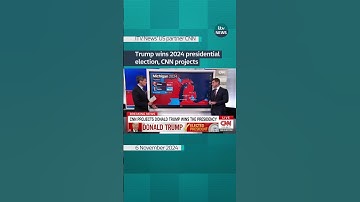 Trump wins 2024 presidential election, CNN projects  #news#itvnews