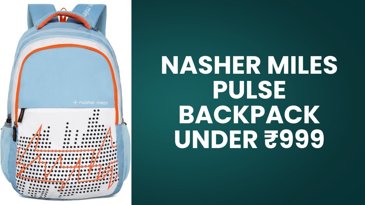 THIS IS WHY YOU SHOULD PURCHASE "NASHER MILES BACKPACK" | 