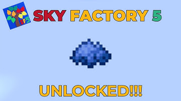 UNLOCK 16 COLORS In SkyFactory 5 | BLUE & SIMPLE INFINITE WATER SOURCE