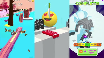 Spiral Roll VS Slice It All! VS Tall Man Run