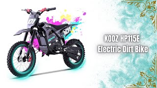 KOOZ HP115E Review | 40MPH 3000W Electric Dirt Bike for Teens β Ultimate Off-Road Fun!