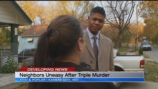 Neighbors uneasy after triple murder