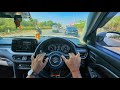 POV Drive 🚘 | Brezza ZXI 2023 CNG | 4K | Vehicular | #povcardrive #asmrdriving #brezza