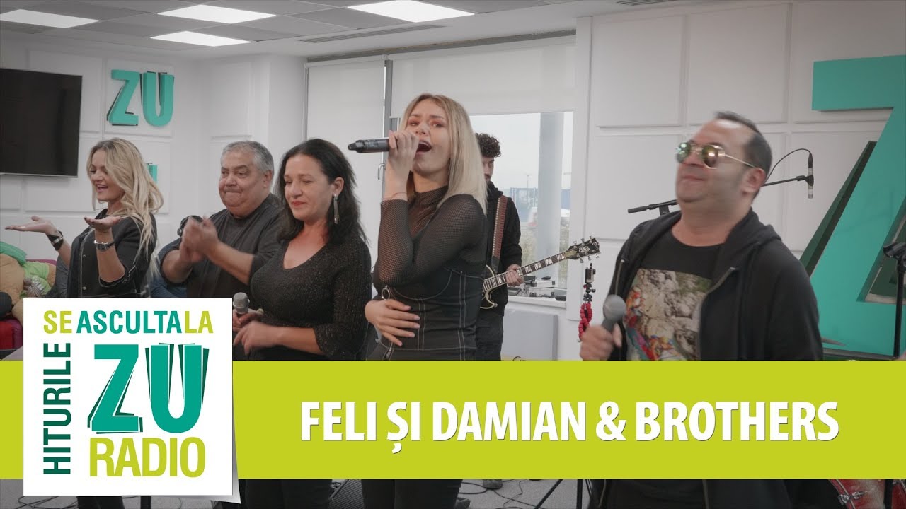 Feli & Damian Draghici - Un trandafir crește la firida mea (Live la Radio ZU)