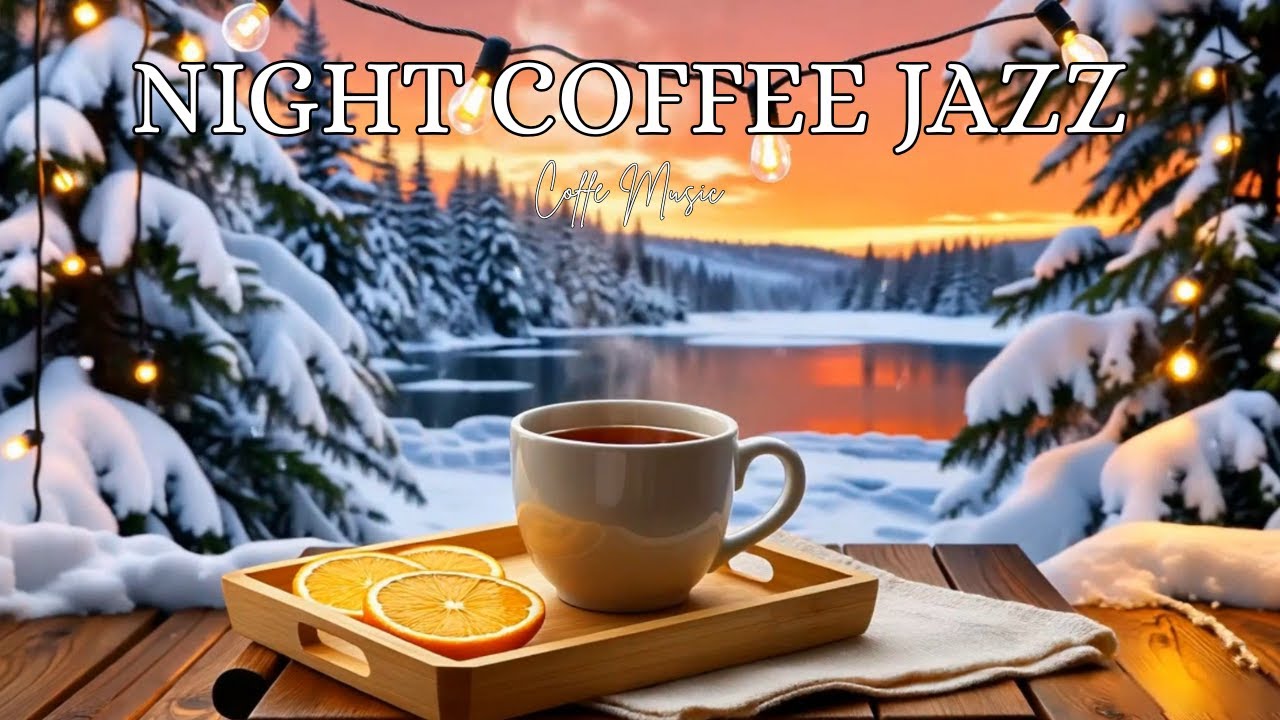 Night Coffee Jazz ☕ Cozy Winter Evening Music | Smooth & Relaxing Jazz for Calm Nights