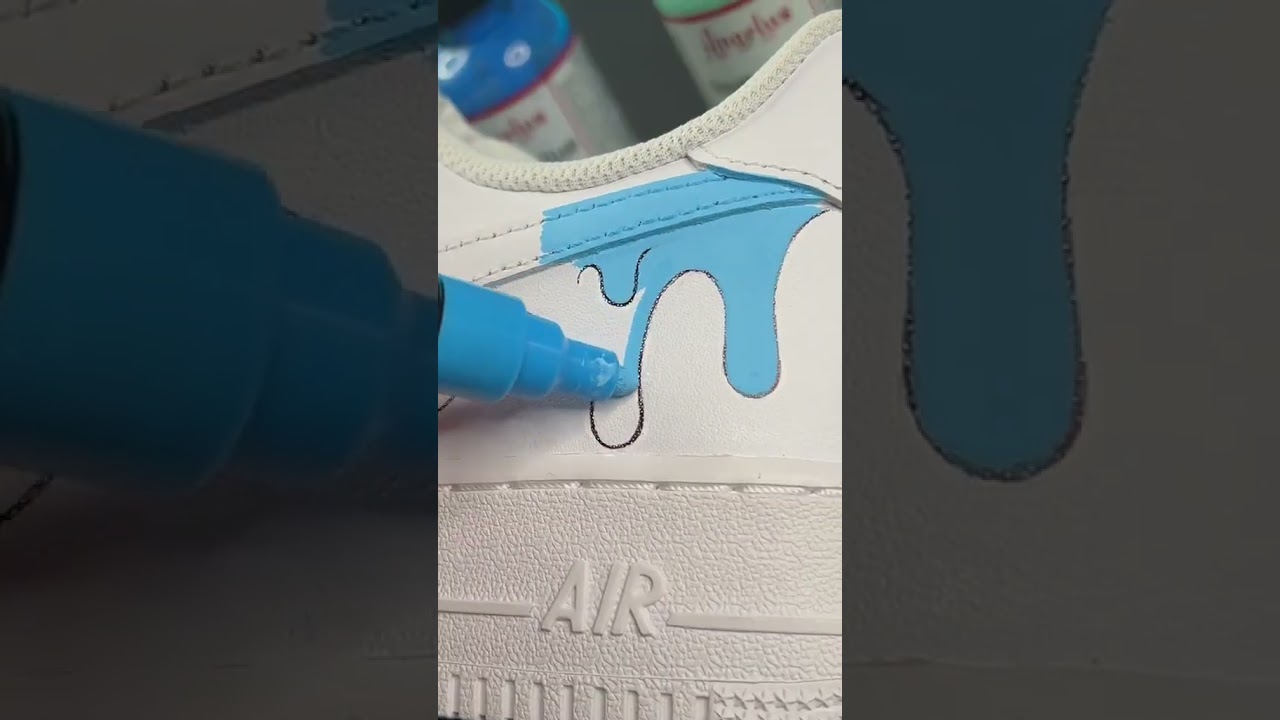 Custom Air Force 1 Painted Sneaker Process | Hand Painted Shoes Art