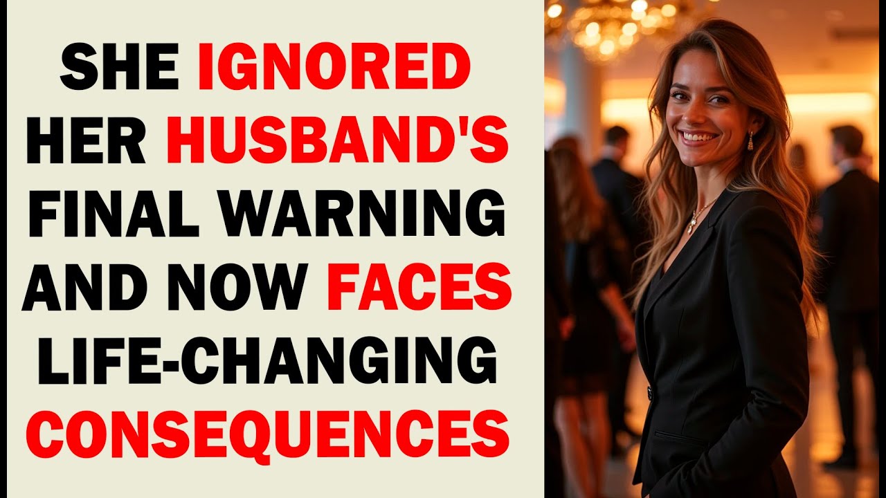 She Ignored His Final Warning — What Happened Next Changed Everything