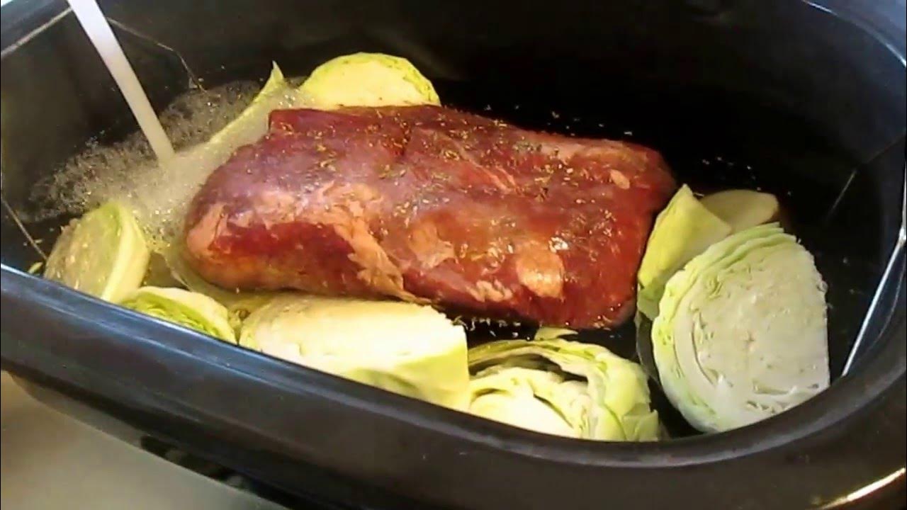 How to make corned beef brisket and Cabbage in your Rival roaster oven