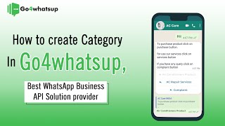 How to create Category In Go4whatsup, Best WhatsApp Business API Solution provider screenshot 5