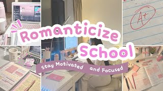 How to ROMANTICIZE school 🎀straight As(Pinterest inspired)