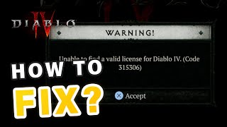 Diablo 4' PS5 Players Hit With 'Unable To Find A Valid License