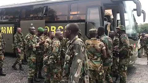 Ghana Army in morale songs