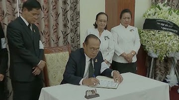 Lãnh đạo Campuchia viếng nguyên Thủ tướng Phan Văn Khải