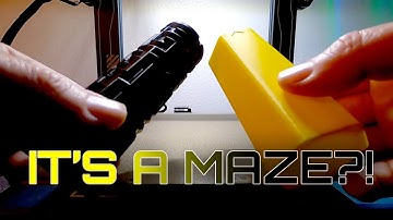 Maze Container (So Fun!) - 3D Print Timelapse