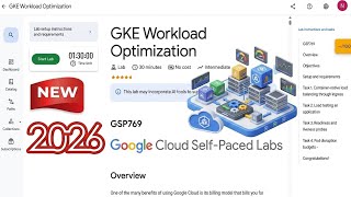 GKE Workload Optimization | GSP769 | #GSP769 #arcade2026