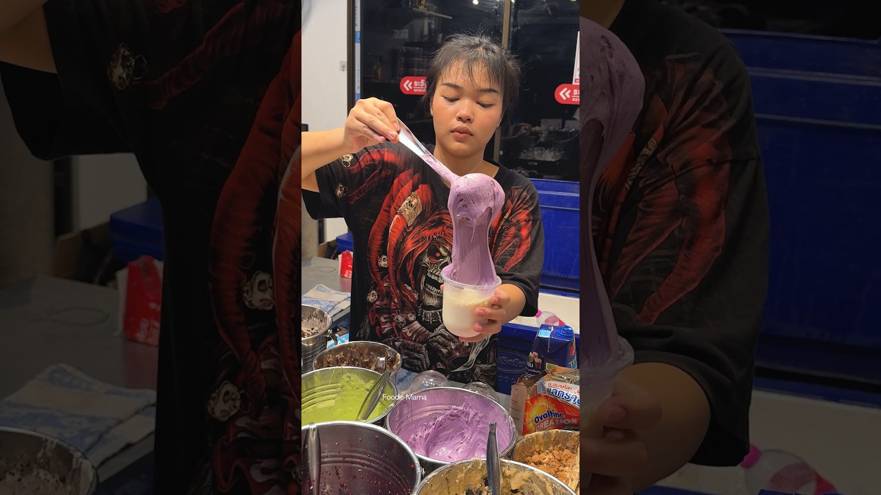 Popular sticky milk chocolate in Bangkok