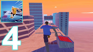 Rooftop Run Gameplay Walkthrough Part 4 All New Levels (IOS/Android)